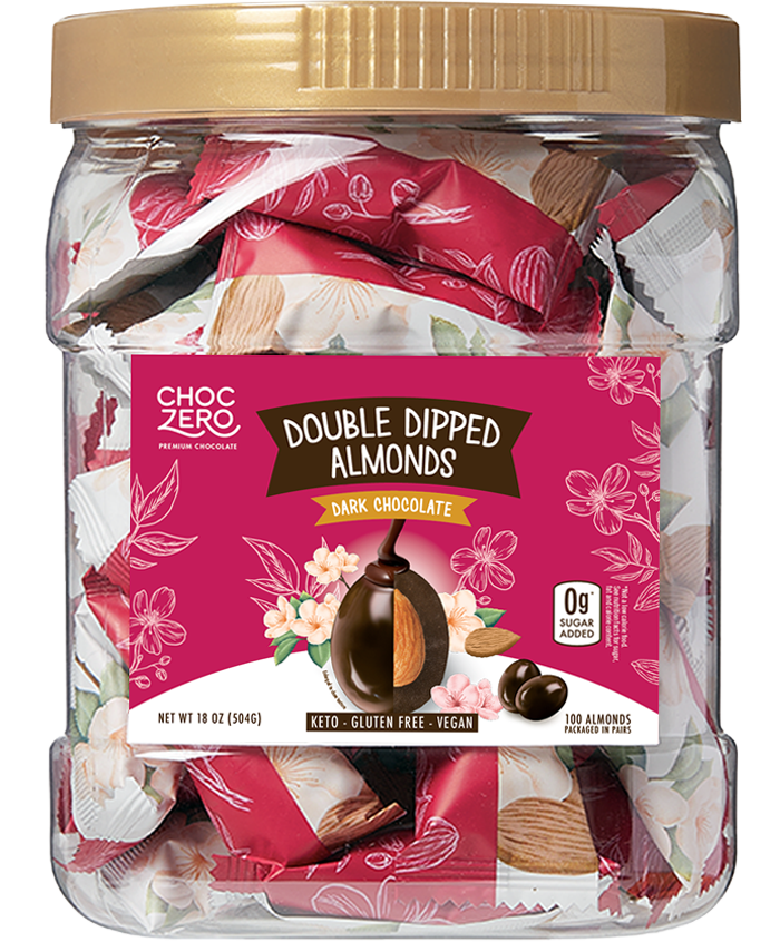 Dark Chocolate Vegan Almonds - Keto Friendly, No Added Sugar – ChocZero