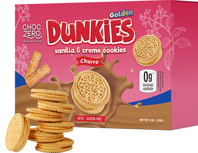 Dunkies Churro Sandwich Cookies