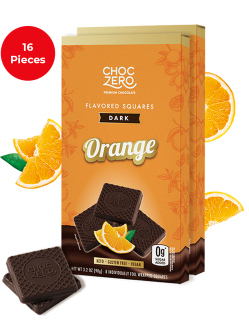 Dark Chocolate Orange Squares