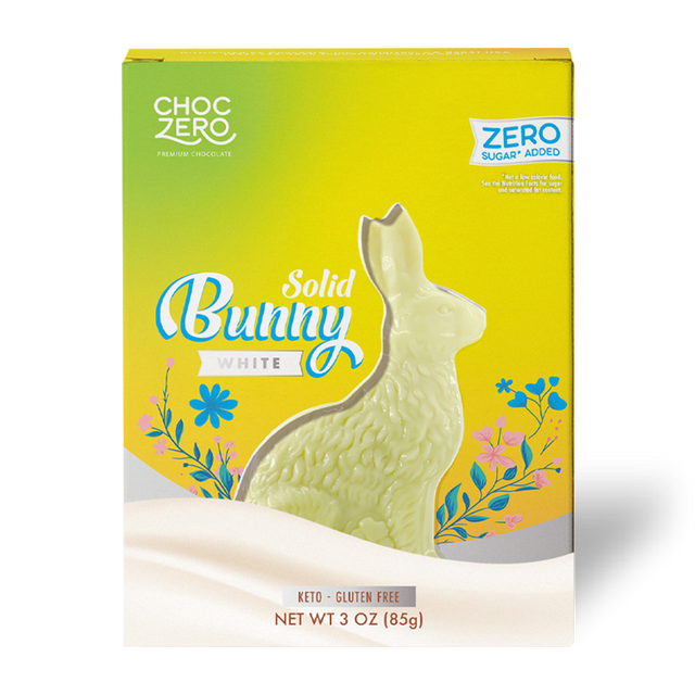 White Chocolate Keto Easter Bunny