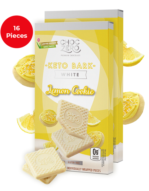 White Chocolate Lemon Cookie Keto Bark