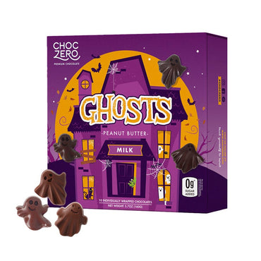 Milk Chocolate Halloween Peanut Butter Ghosts