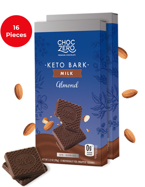 Milk Chocolate Almond Keto Bark