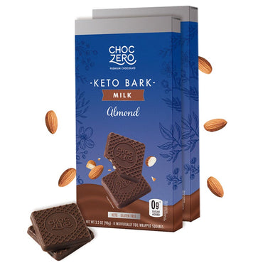 Milk Chocolate Almond Keto Bark