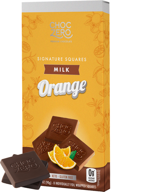Milk Chocolate Orange Squares
