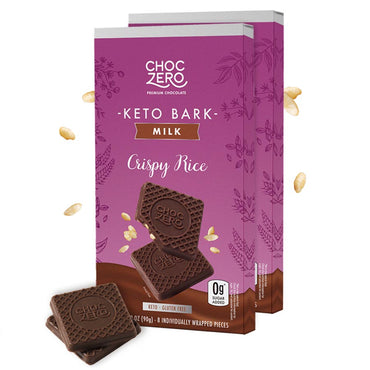 Milk Chocolate Crispy Rice Keto Bark