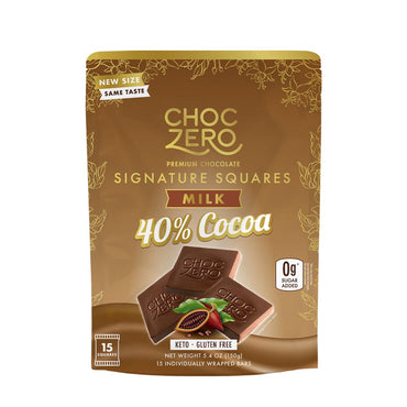Keto Milk Chocolate Orange Squares - Sugar Free, Low Carb – ChocZero