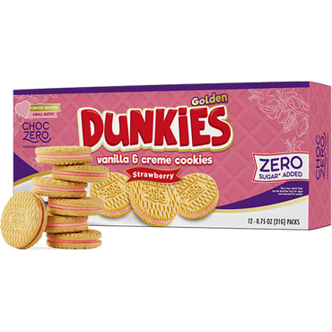 Dunkies Strawberry Sandwich Cookies