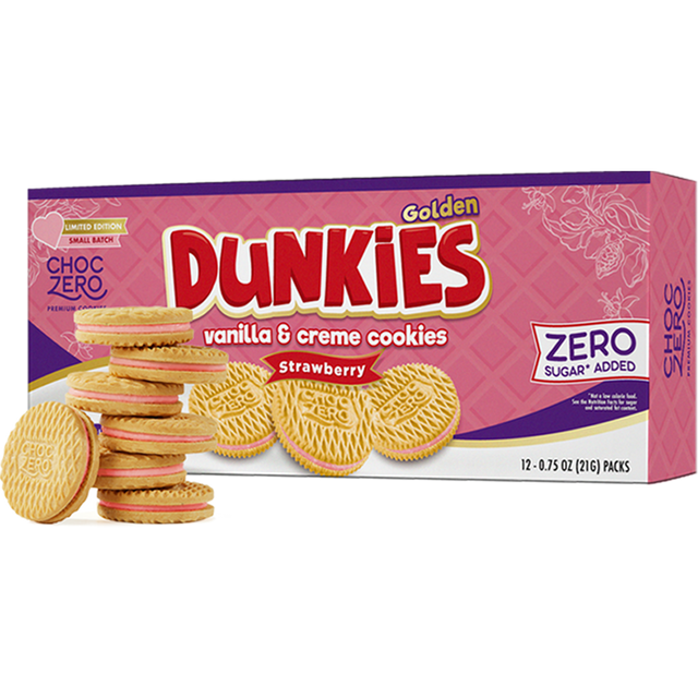 Dunkies Strawberry Sandwich Cookies