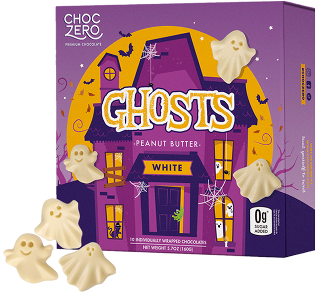 White Chocolate Peanut Butter Ghosts